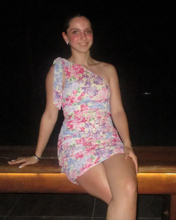 Beginning Boutique Alyse Pink Chiffon Mini Dress - Image 3