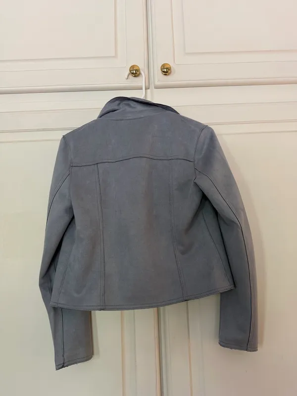Philosophy blue suede jacket  - Image 2