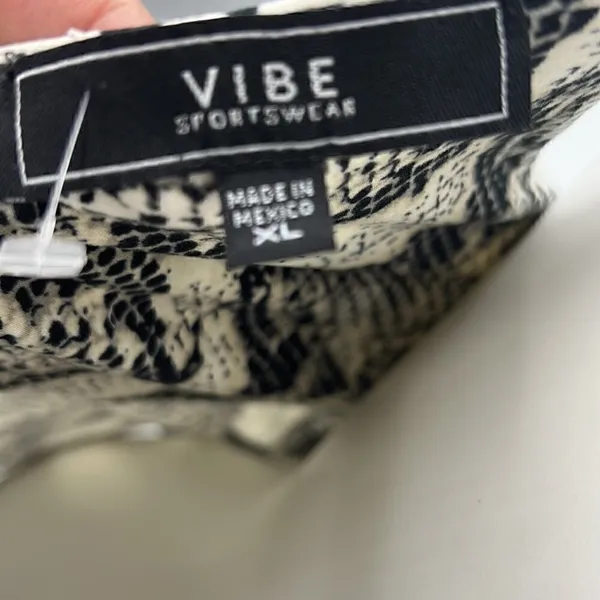 Vibe snake print extra large cropped stretchy cami Black Size XL - Image 5