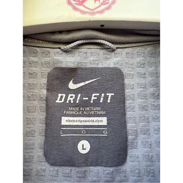 Nike Element Dri-Fit Grey Full Zip Sweatshirt Size Large - Flaws See Photos - Image 11