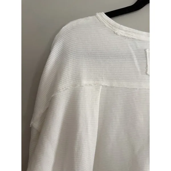 Free People We The Free Total Eclipse Tee Ivory‎ Women's Size Small - Image 9