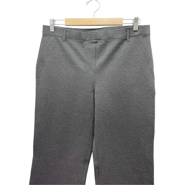 Quince Ultra Stretch Ponte Bootcut Pants Charcoal Gray Size Large Work Career - Image 5