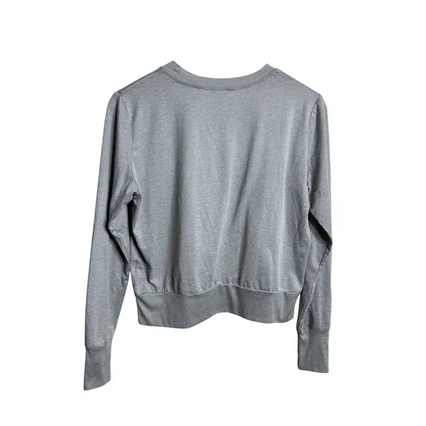 Vuori Daydream Crew Pullover Top size S Heather Grey Ultralightweight - Image 2