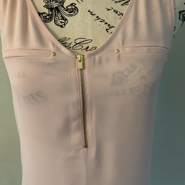 Express zipper-trimmed dressy tank - Image 2
