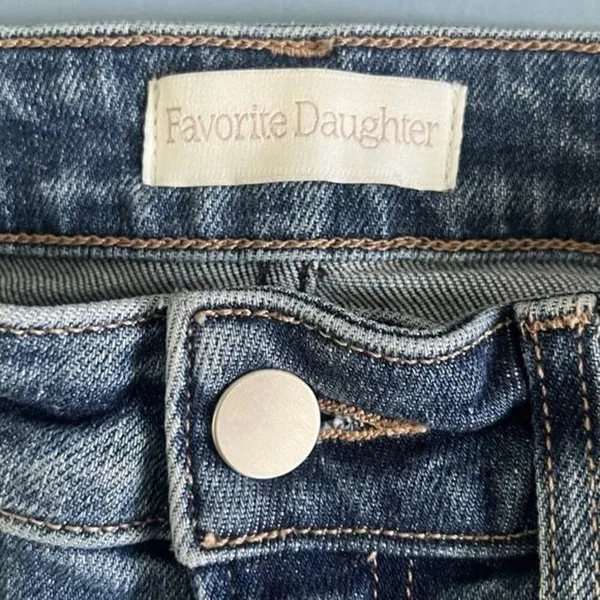 Favorite Daughter The Erin‎ High Rise Slim Straight Medium Indigo Jeans - Image 7