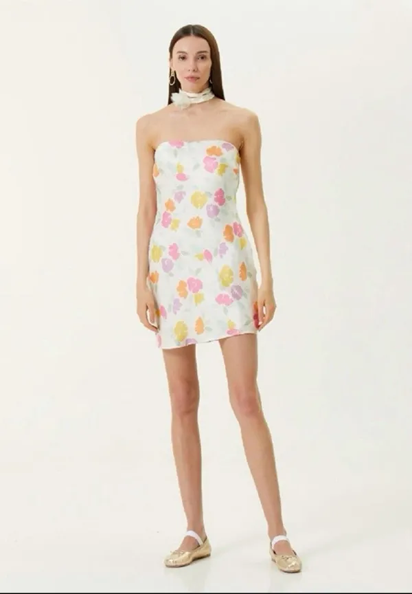 New For Love & Lemons Hazel Mini Dress Size L - Image 3