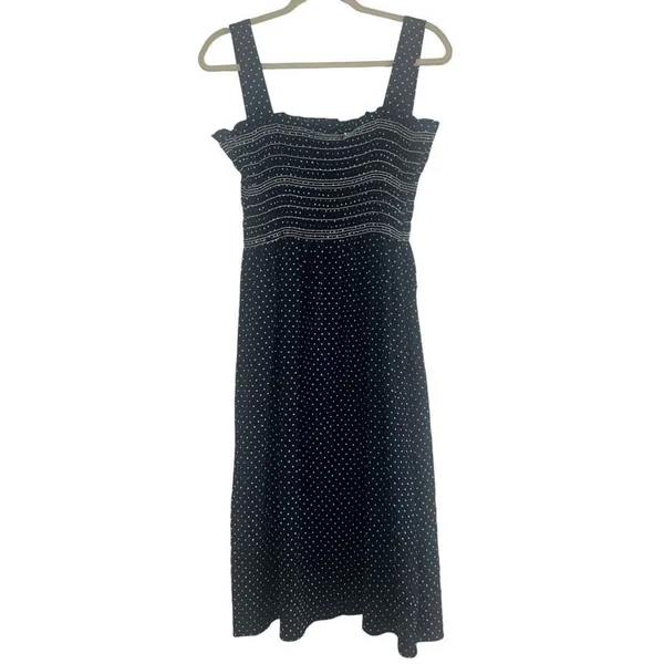 ✨SIDE PARTY Maud Smocked Black Sz Medium Dress✨ - Image 3