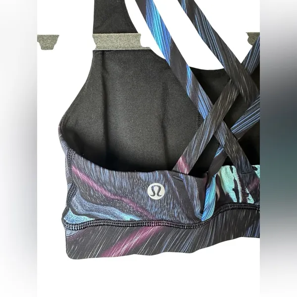 Lululemon Energy Bra Nulux‎ Electrobeam Multi Size 4 - Image 7