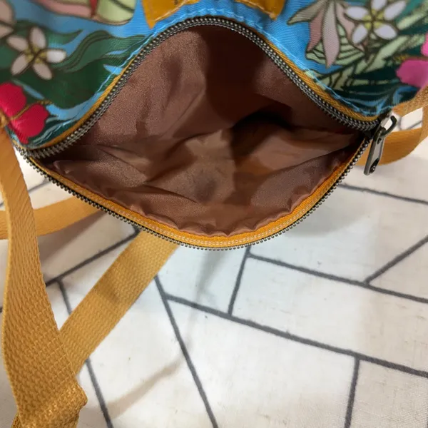 Disney‎ Loungefly Passport Crossbody Bag Purse Blue Lilo and Stitch Tropical - Image 6