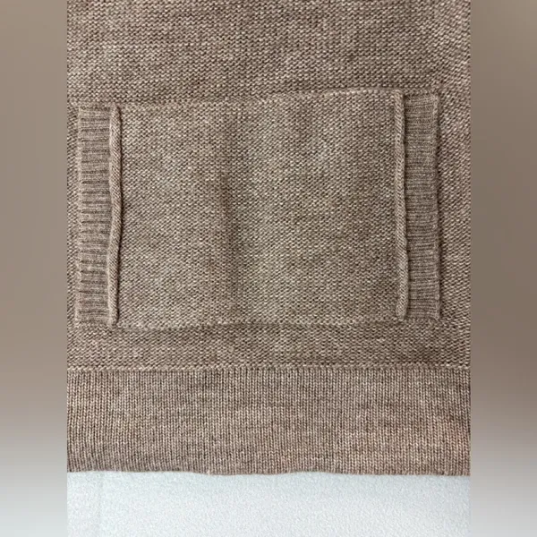 J. Crew XS Taupe Oversized Lagenlook Turtle Neck Sweater - Image 3