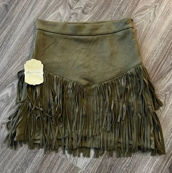 Altar'd State Fearless Fringe Mini Skirt - Image 3