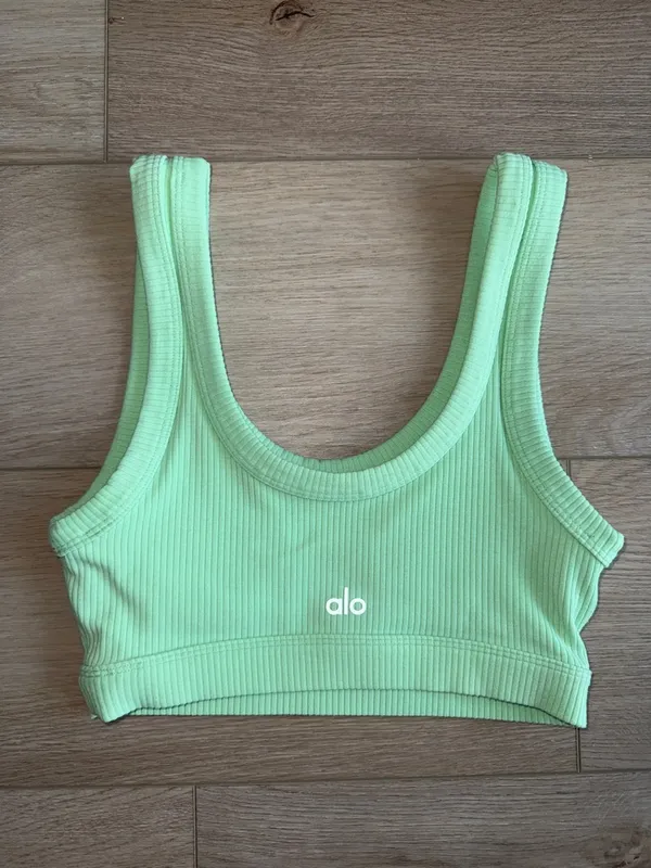 ALO Ribbed Sports Bra - Image 3