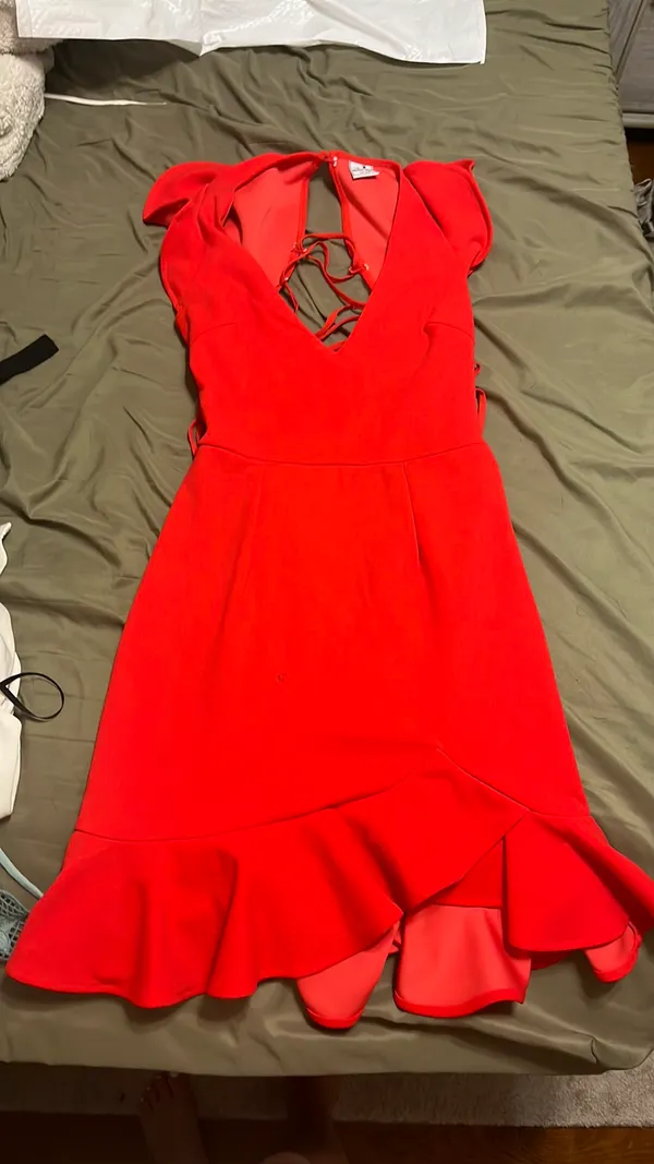 Hello Molly Red Dress - Image 3