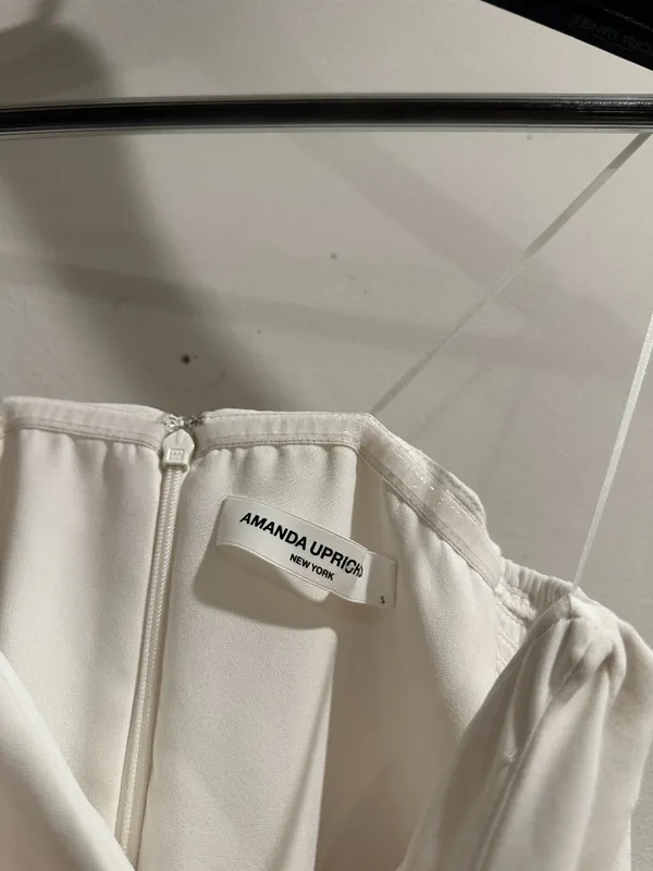 AMANDA UPRICHARD Christy Maxi Dress in Ivory Size Small - Image 6