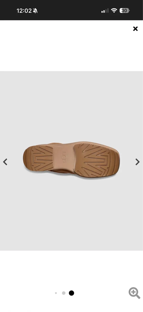 UGG Tan Chunky Platform Shearling Booties - Image 7
