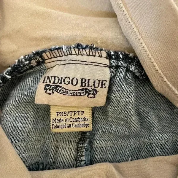 Indigo Blue Maternity‎ Jeans size petite extra small​ - Image 5