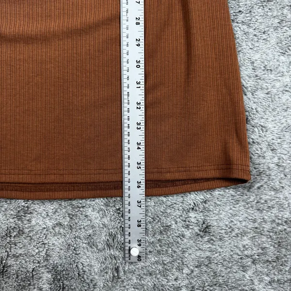 NWT Cider Open Back Dress Women's 1XL Brown - Image 3