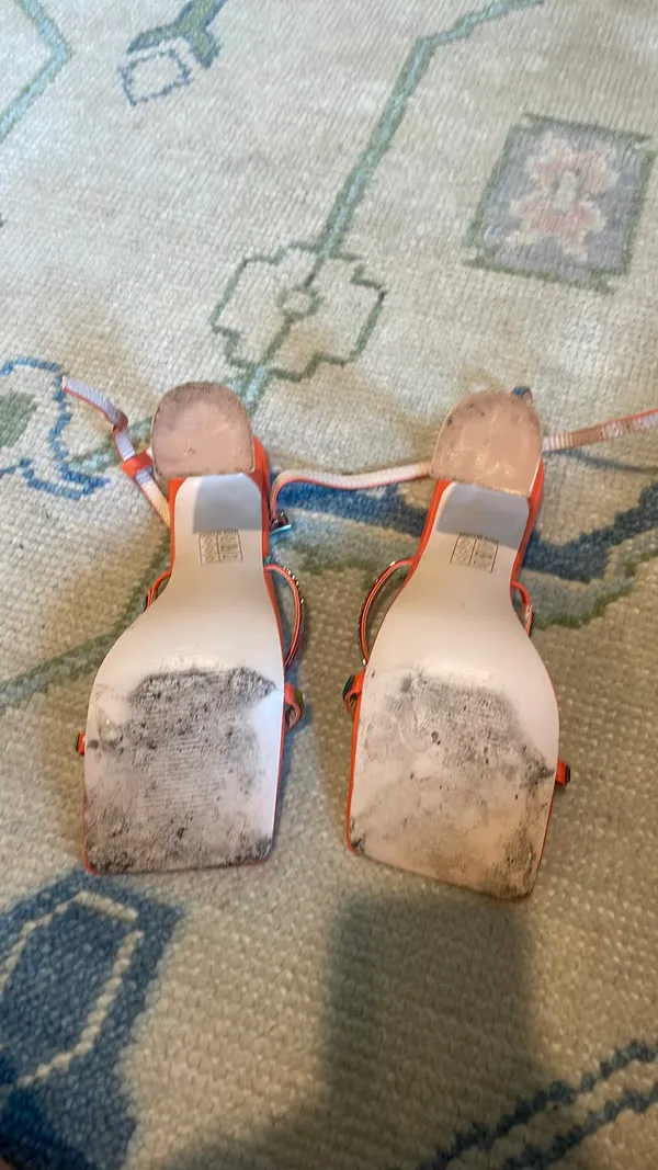 Public Desire Tropez Multi Jewel Heel In Orange - Image 6