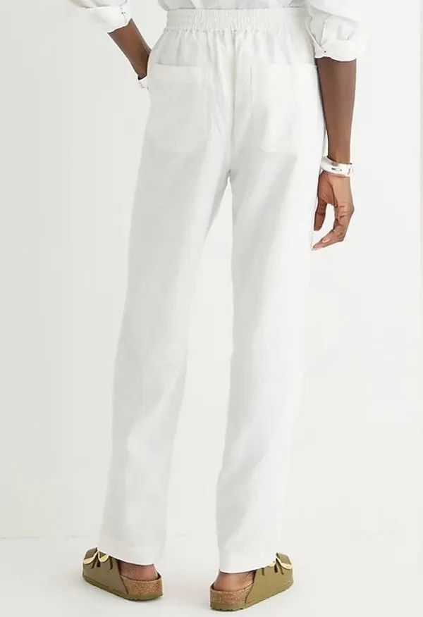 J. Crew Wide-Leg Seaside Pant in Linen - Image 4
