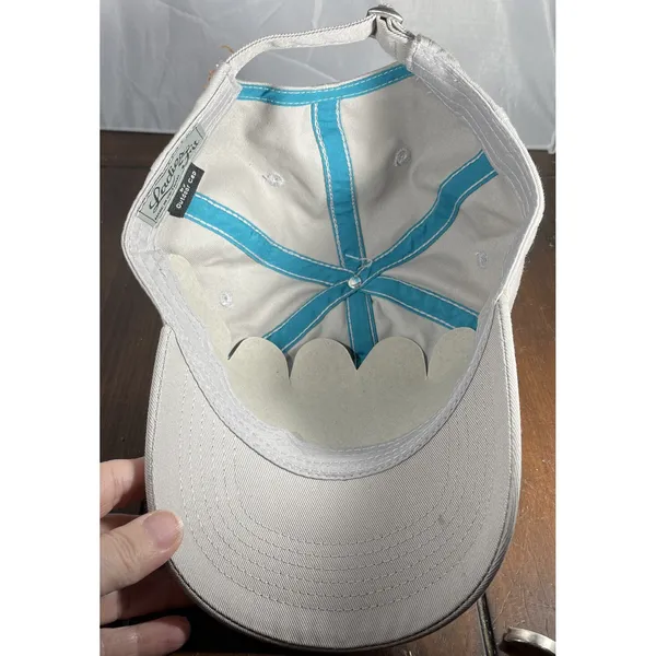 Outdoor Cap Womens OSFM Baseball‎ Hat Beige Rooster Weathervane Ladies Fit Hat - Image 3