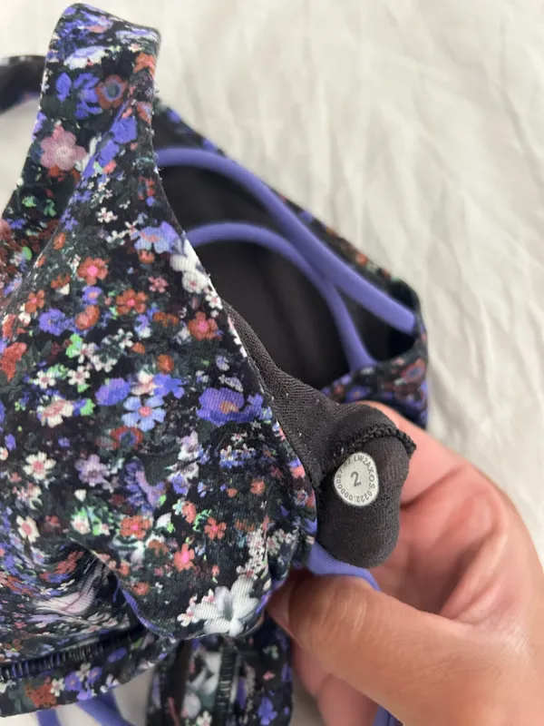 Size 2 Floral Free to Be Bra - Image 3