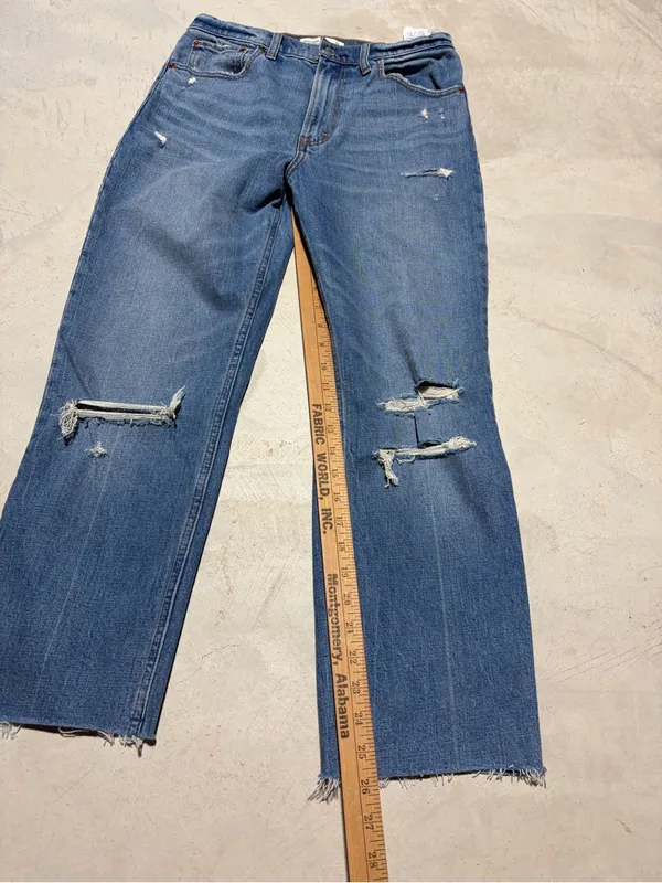 Abercrombie & fitch the ankle straight ultra high rise Jeans 28/6R - Image 4
