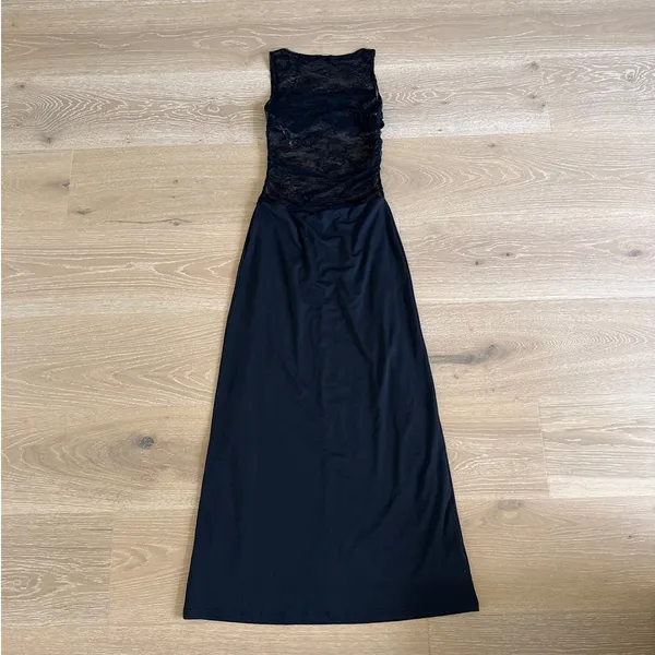 Peppermayo Maxi Dress Lace Sleeveless Wesley Size US 6 Black - Image 4