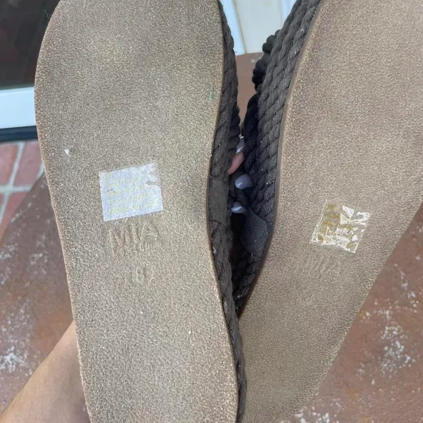 Free People NEW MIA brown Miko Rope Slide Sandals sz 8 / originally $80 - Image 5