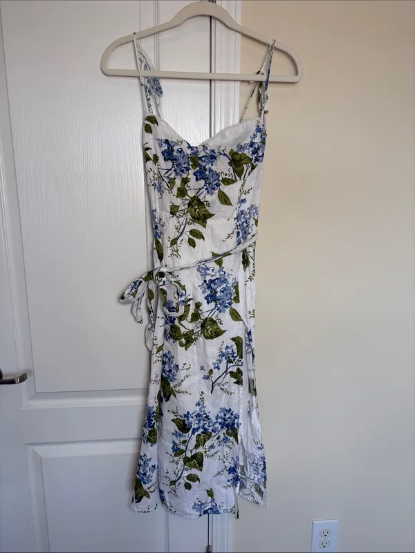 Reformation Kieryn Linen Dress size 2 - Image 4