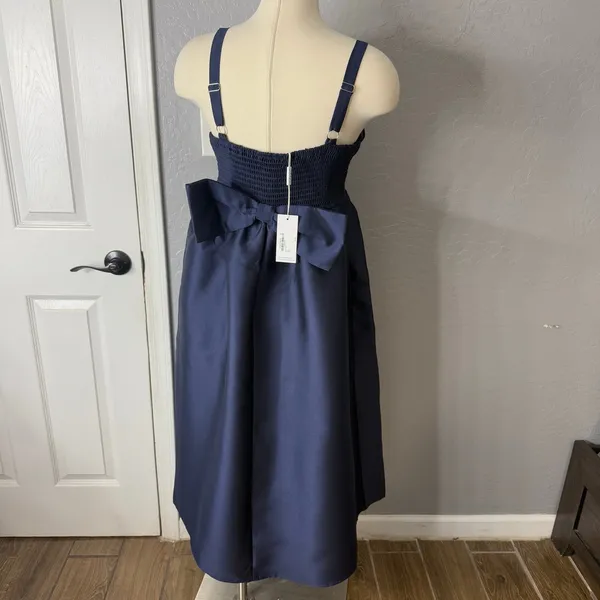 Petal and Pup Women's Isla Midi Dress, Navy Blue, L - Image 2