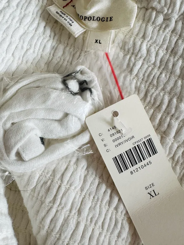 Anthropologie The Marisol Smocked Gauze Maxi Dress, Size XL - Image 10
