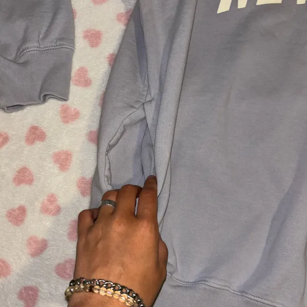 Brandy Melville Rare John galt blue New York crewneck sweatshirt oversized - Image 3