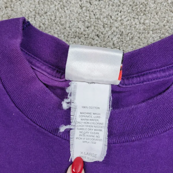 Mickey‎ Inc Womens T-shirt XL Purple Walt Disney World 25th Anniversary Cotton - Image 2