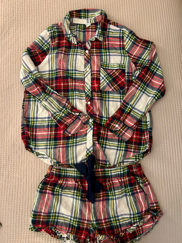 Aerie Plaid Multicolor Pajama Set - Image 2