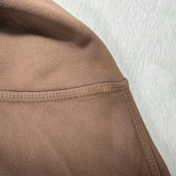 MONROW HT1170-1 Brown Cotton Pullover Hoodie Sweatshirt XS NEW - Image 10