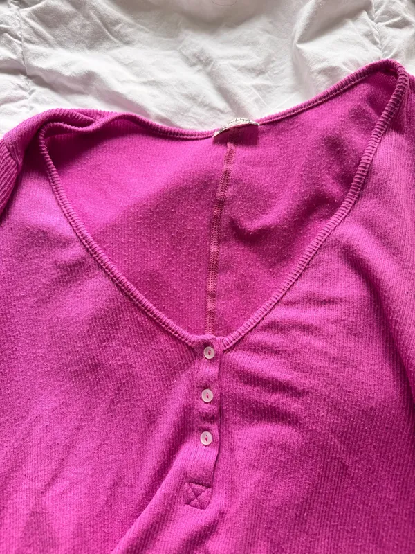Pink free people top - Image 2