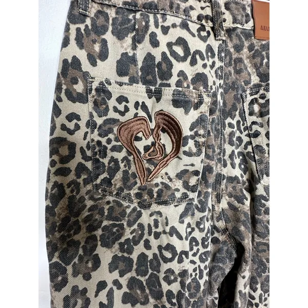 Aelfric Eden leopard print jeans size 31 - Image 8