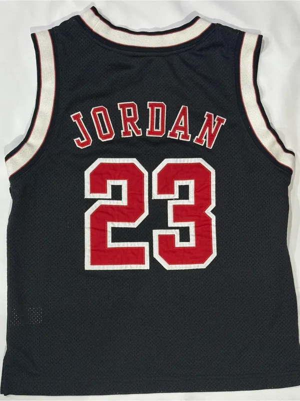 Vintage Y2K 2005 Air Jordan #23 Black Script Mesh Jersey Tank Fits XS S⁠ - Image 2