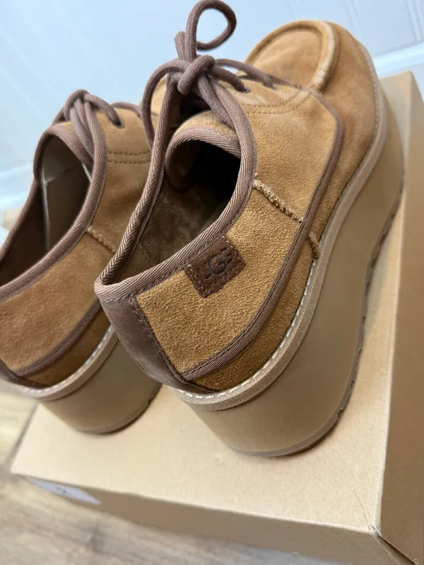 UGG Women's Cityfunc Chestnut Lace-Up Platform Shoes - Size - 9.5 - Image 7