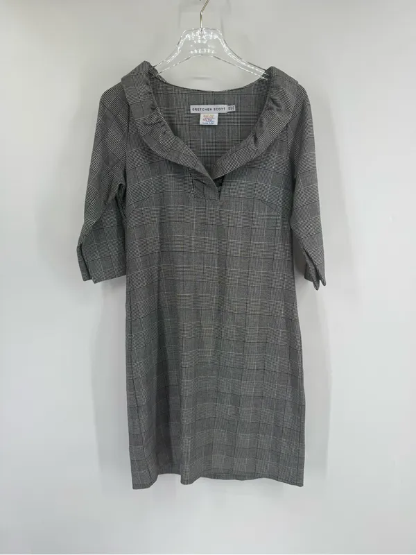 Gretchen Scott Designs‎ Wall Streeter Jersey Ruffneck Dress size xs - Image 2