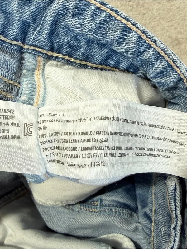 Hollister Women’s Low Rise Baggy Jeans in Medium Wash W25 - Image 8