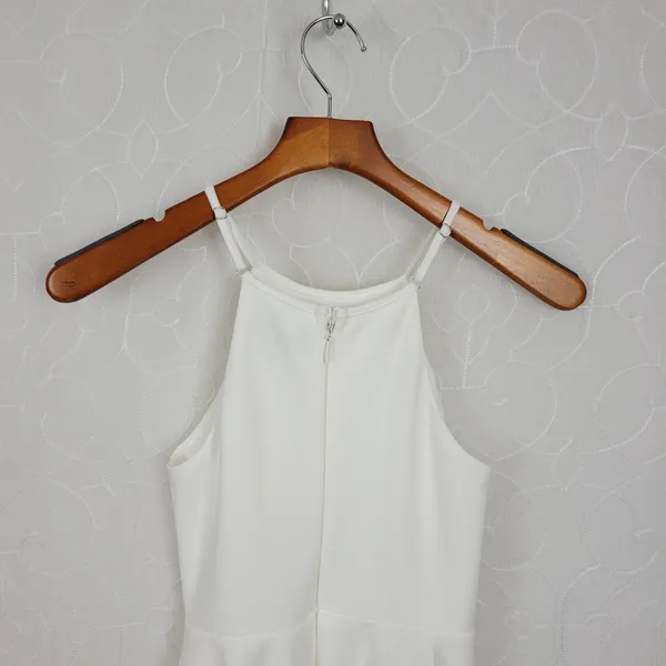 Lulus Womens Irresistible Charm Dress X Small White Fit & Flare‎ Mini - Image 4