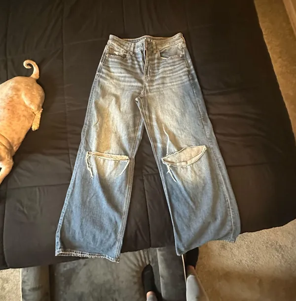 American Eagle Baggy Wide-Leg High-Rise - Image 2
