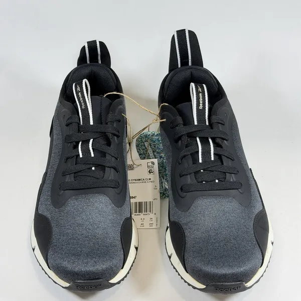 Reebok Size-9‎ Womens Zig Dynamica CLW Black Chalk Sneakers Shoes - Image 4