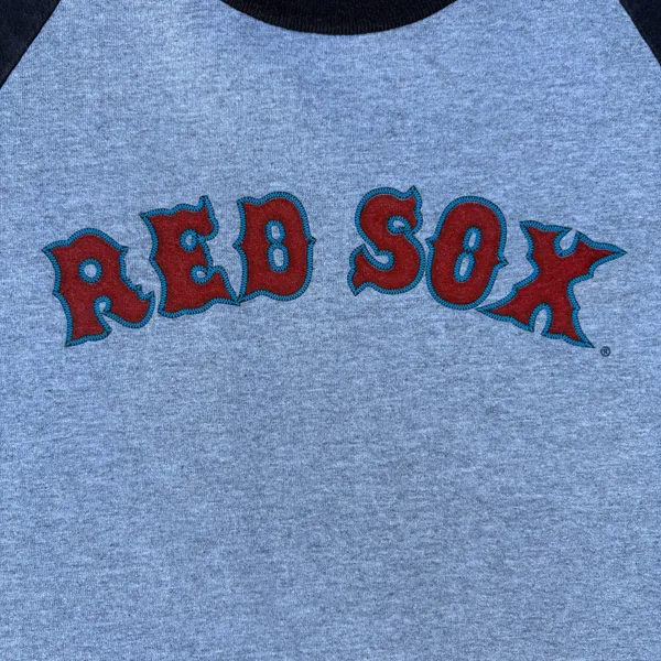 Vintage Lee Boston Red Sox MLB Baseball Johnny Damon 18 Grey Graphic T-shirt - Image 7