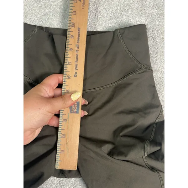 Lululemon Base Pace High-Rise Crop 23" Dark Olive 2 - Image 6