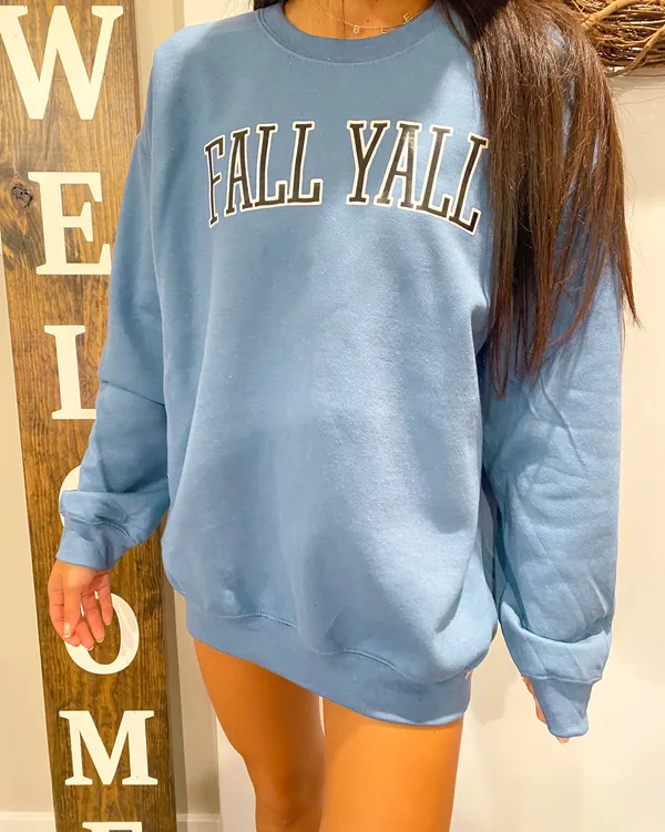 Fall Y’all Crewneck Size L - Image 3