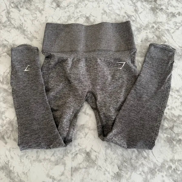 Gymshark Vital Rise Leggings Smokey Grey Marl - Image 3
