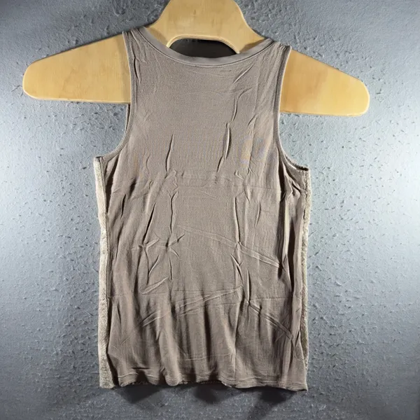 3124 | Express Snakeskin Print Sequin Scoop Neck Tank Top Taupe Women S - Image 7