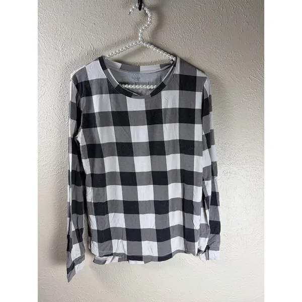 Kyte Baby Women’s Bamboo Pajama Set Size Small Matching Top Pants Plaid Gingham - Image 3